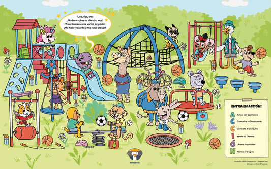 ACCIÓN: Página para Colorear e Imprimible + Póster sobre Bullying y Amabilidad para Niños
